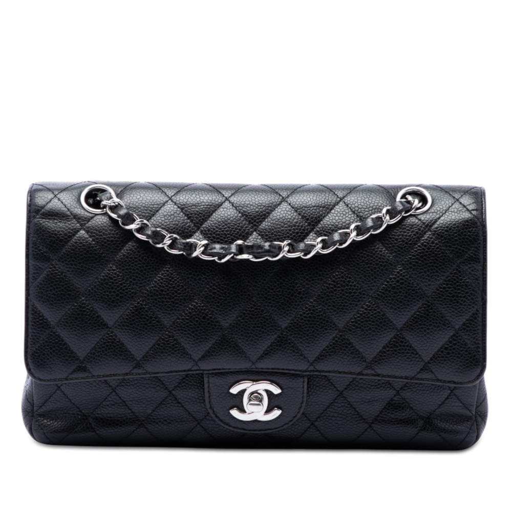 Pre-Loved Chanel Medium Classic Caviar Double Flap